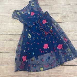 Tracy Reese Blue Sleeveless Sundress for Weddings